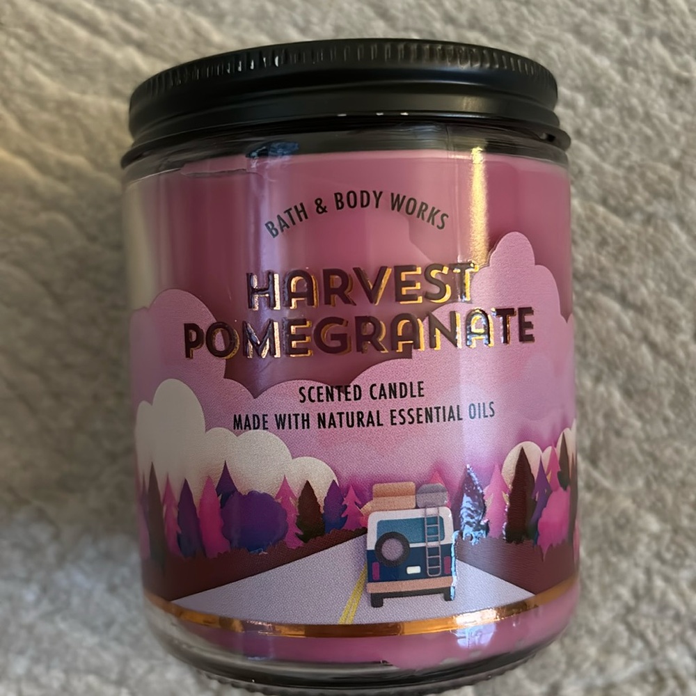 Scented bath and body works candle.